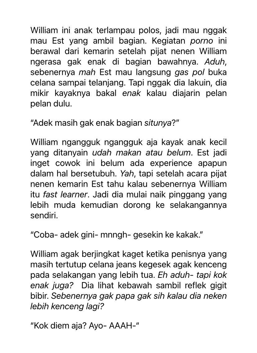 claryvelle's tweet photo. Adek kakak 21+ (lanjutan baju spiderman) ; williamest au https://t.co/haNAfTzXiA