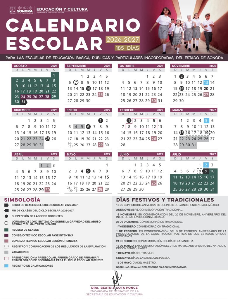 SNTE_Seccion28's tweet photo. CALENDARIO ESCOLAR 2026-2027 https://t.co/kDERVqoVDn