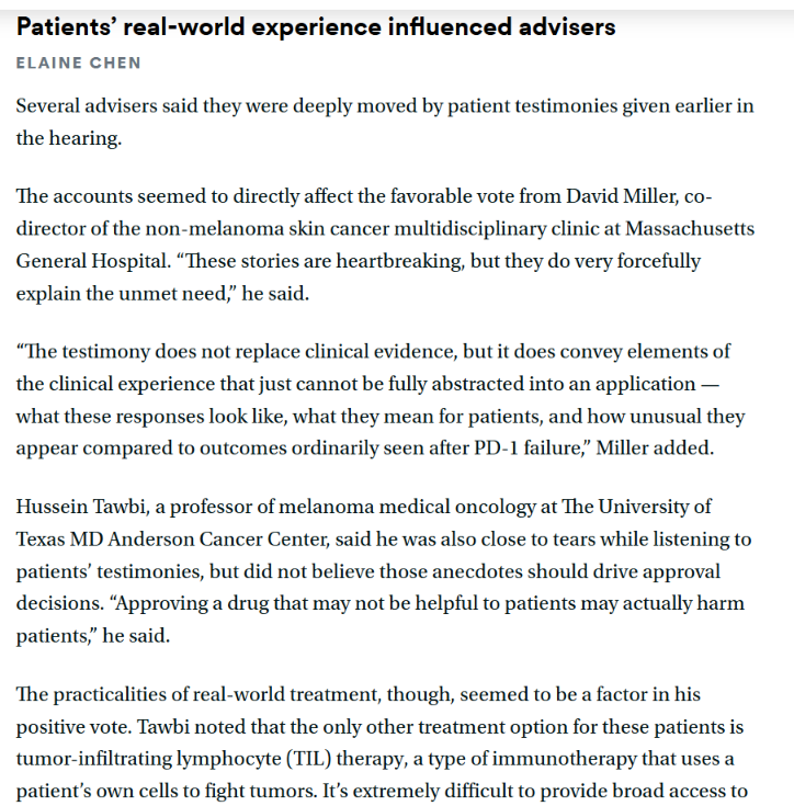 DesertDweller93's tweet photo. Can you imagine if $QURE AMT130 has an AdCom? This portion of the Stat article about $REPL could be written about the patients who received AMT130 during the trial. No way AMT130 isn't approved. Now we just need a CNPV granted ASAP. https://t.co/6ZL2Z9O9E9