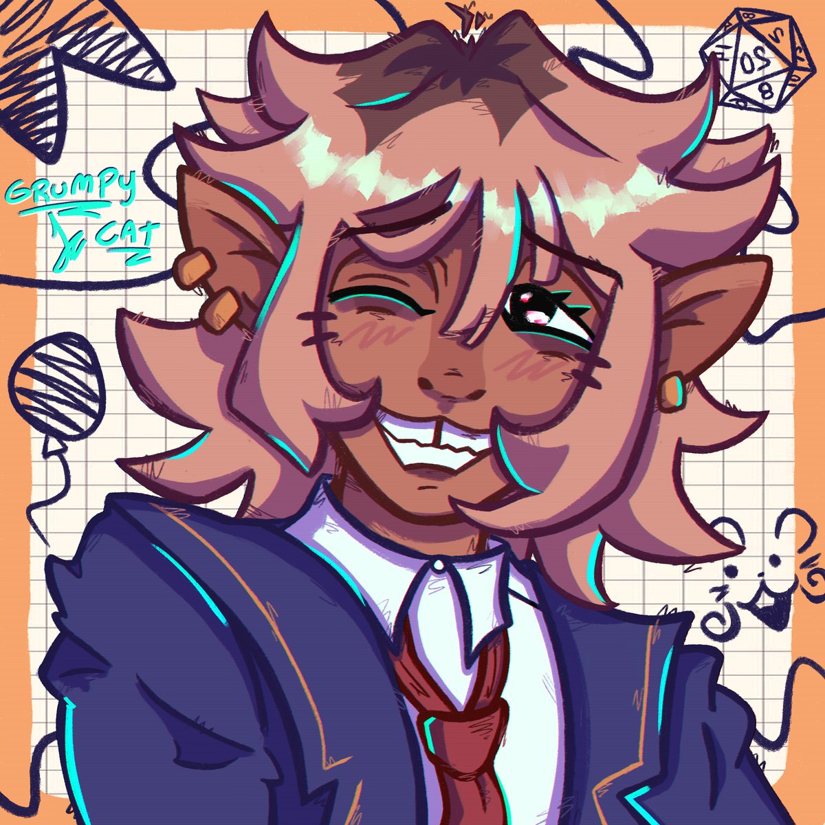Grumpy_Neko's tweet photo. Third ArtFight attack, Albert!! 💖
I really enjoyed drawing this pretty boy!
For: https://t.co/yhR1JgGJ94
#artfight #draw #illustration https://t.co/oTCWBdKmwe
