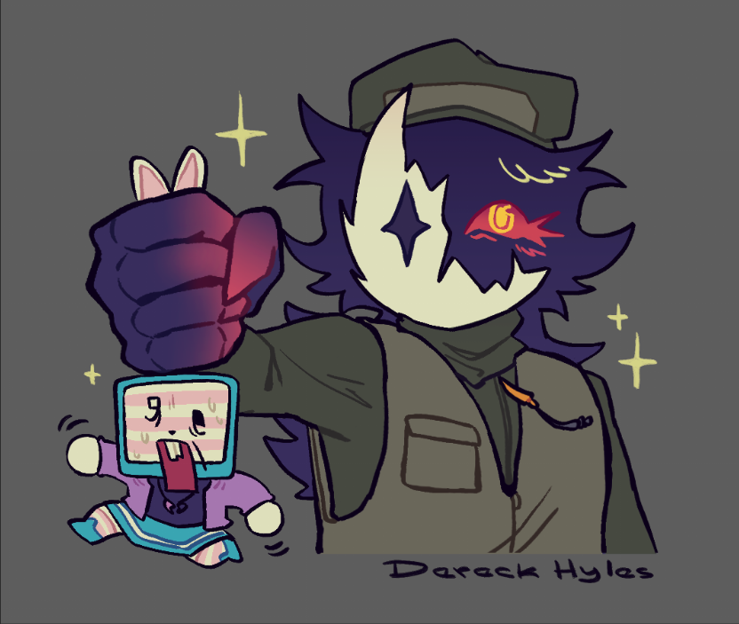 dereck_hyles's tweet photo. I needed to draw a sticker for a rally, this is what came out lol  

#regretevator https://t.co/wKwj9CAju4