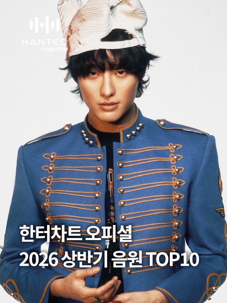 mdzmoodi's tweet photo. HANTEO TOP 10 Digital Songs in the First Half of 2026

1. WOODZ - Drowning
2. Hwasa - Good Goodbye 
3. HANRORO - 0+0
4. Davichi - Time Capsule
5. NMIXX - Blue Valentine
6. LEE CHANHYUK - Endangered Love
7. BLACKPINK - JUMP
8. KiiiKiii - 404 (New Era)
9. HUNTR/X - Golden
10. IVE - BANG BANG

#WOODZ #조승연 #우즈