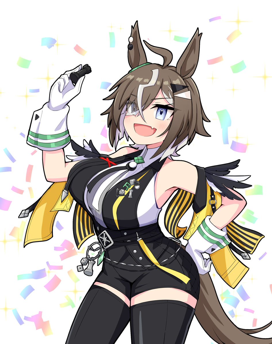 aonojiQ's tweet photo. #今月描いた絵を晒そう
ルーラーシップ実装おめでとう(*´ω｀*) https://t.co/RroNJq0lNc