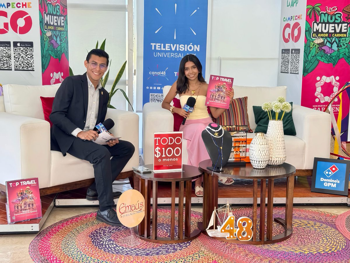 erickcanul1's tweet photo. En este 2026, nos tocó conducir completamente el Programa Especial de la Feria de Julio de Ciudad del Carmen que año con año realiza Canal 48 TV; haciendo lo que más nos gusta, después de radio, la tele. 

Un ✅ más a la lista, porque siempre quise conducir uno solo. https://t.co/jHJdLmsZjV