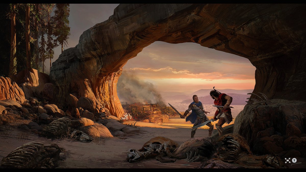 KeroBlack's tweet photo. Photo of the Day in Assassin's Creed Odyssey 
Well, well, well 😌
I'm not mistaken that is Alexios.
Can we just drop this Kass is canon nonsense. 
#Alexios #AssassinsCreedOdyssey #AssassinsCreed #ACPhotMode #ACFinest #TeamAlexios #ACUVP 
@assassinscreed @Assassins_UK @Ubisoft_UK https://t.co/k22o6Fjk88