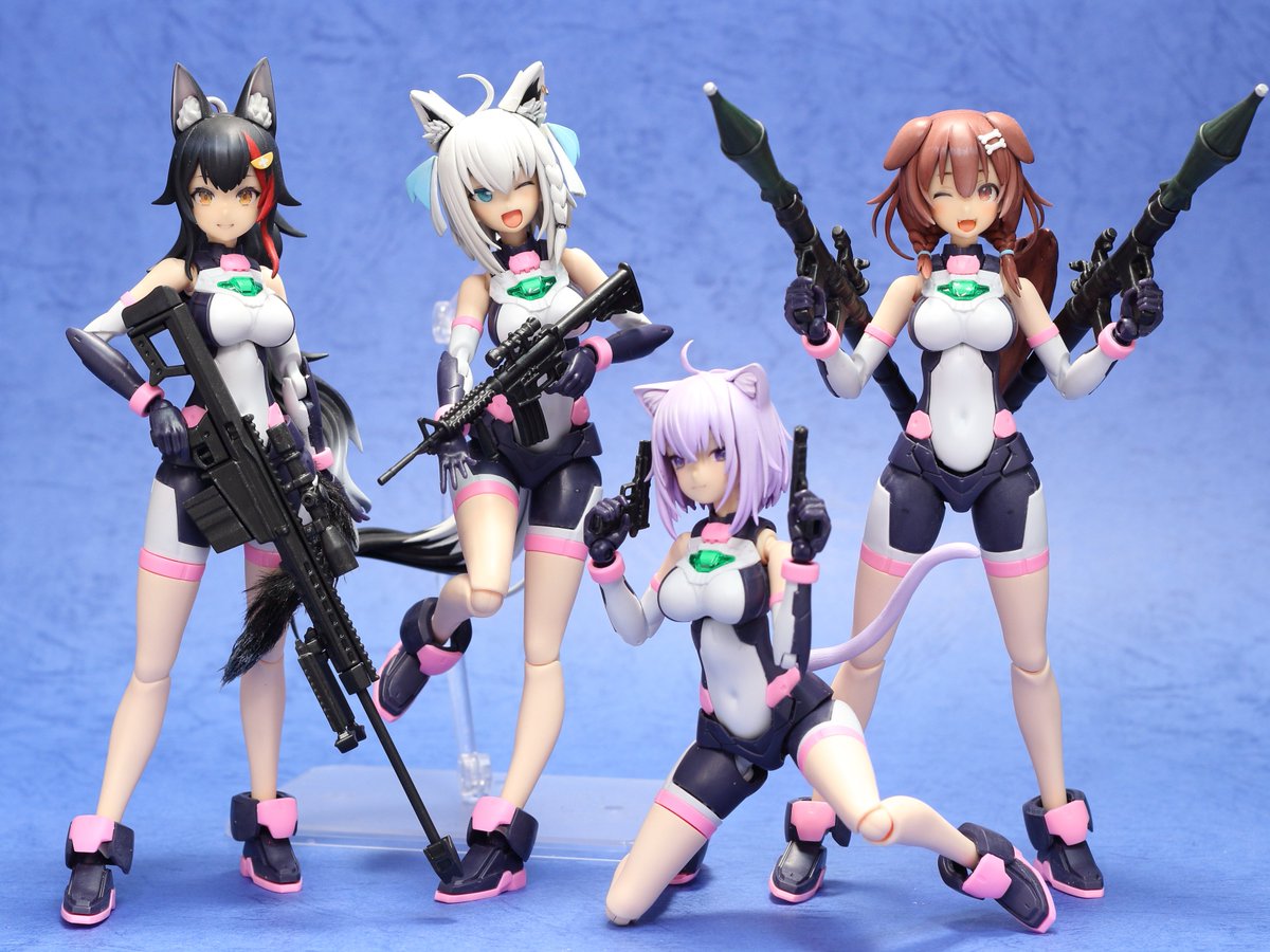 Atelier_Lucie_'s tweet photo. #今月作ったプラモ晒そうぜ

ホロライブ ゲーマーズ  バトルスタイル 
を作りました https://t.co/Md8s9iFxYH