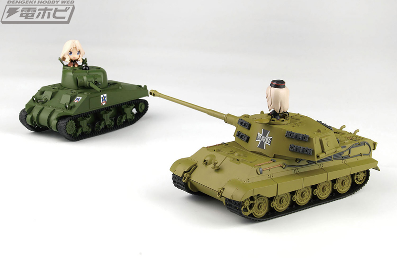ガールズパンツァーRC戦車　M4シャーマン　新品未使用 昨日の話題】『ガールズ＆パンツァー』のラジコン戦車シリーズ第2弾