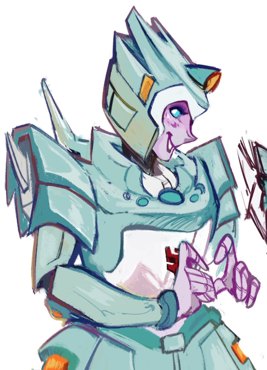 hookwhm's tweet photo. Big fan of the go go Moonracer head shape https://t.co/aiatiCraVN