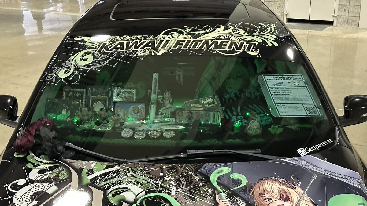 Koschimoto1's tweet photo. All set up for Otakon! If you’re at the con, come by the Gaming hall to check out my display :D

#nimegary #niminightmare #otakon #kawaiifitment #DiviD #itasha https://t.co/UnYkYct2Cn