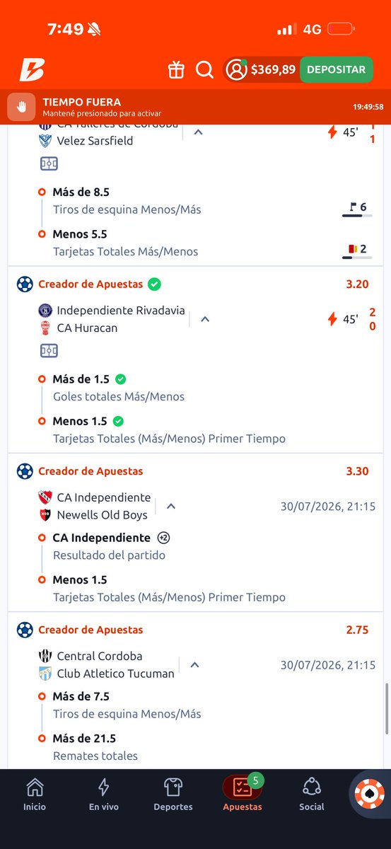 Teicobets's tweet photo. 3 CORNERS Y QUE NO SE MATEN A PATADAS… Y LES JURO QUE SALE
✅✅✅✅✅✅✅✅✅✅✅

La de independiente 
Y la de central cordoba esta MUY FACIL CONFIEN CONFIEN https://t.co/cURYpaHRbo