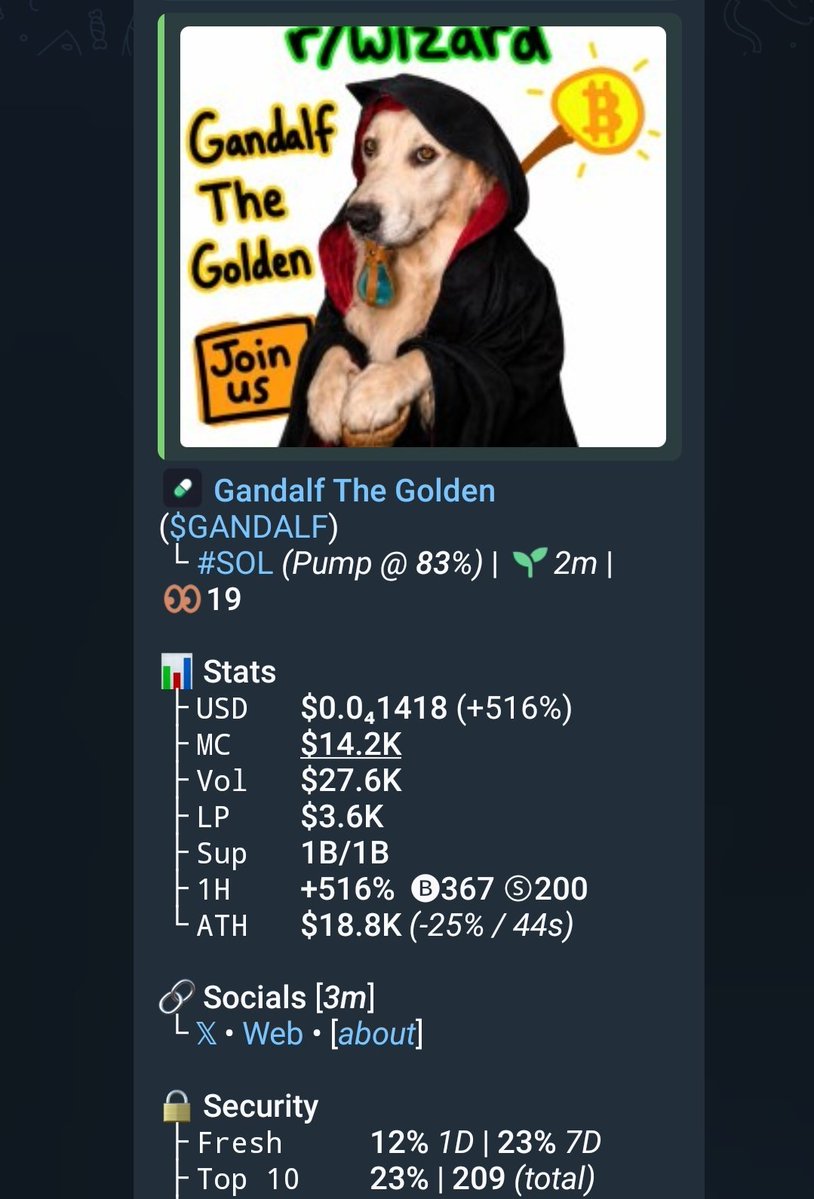 Moonskrr_1's tweet photo. Bid on $GANDALF
CA#

4toCAAcJ8TvrV7kGqkugoLNodr4CZFXpN3Mi6ETZpump https://t.co/lH1n8qMTTu