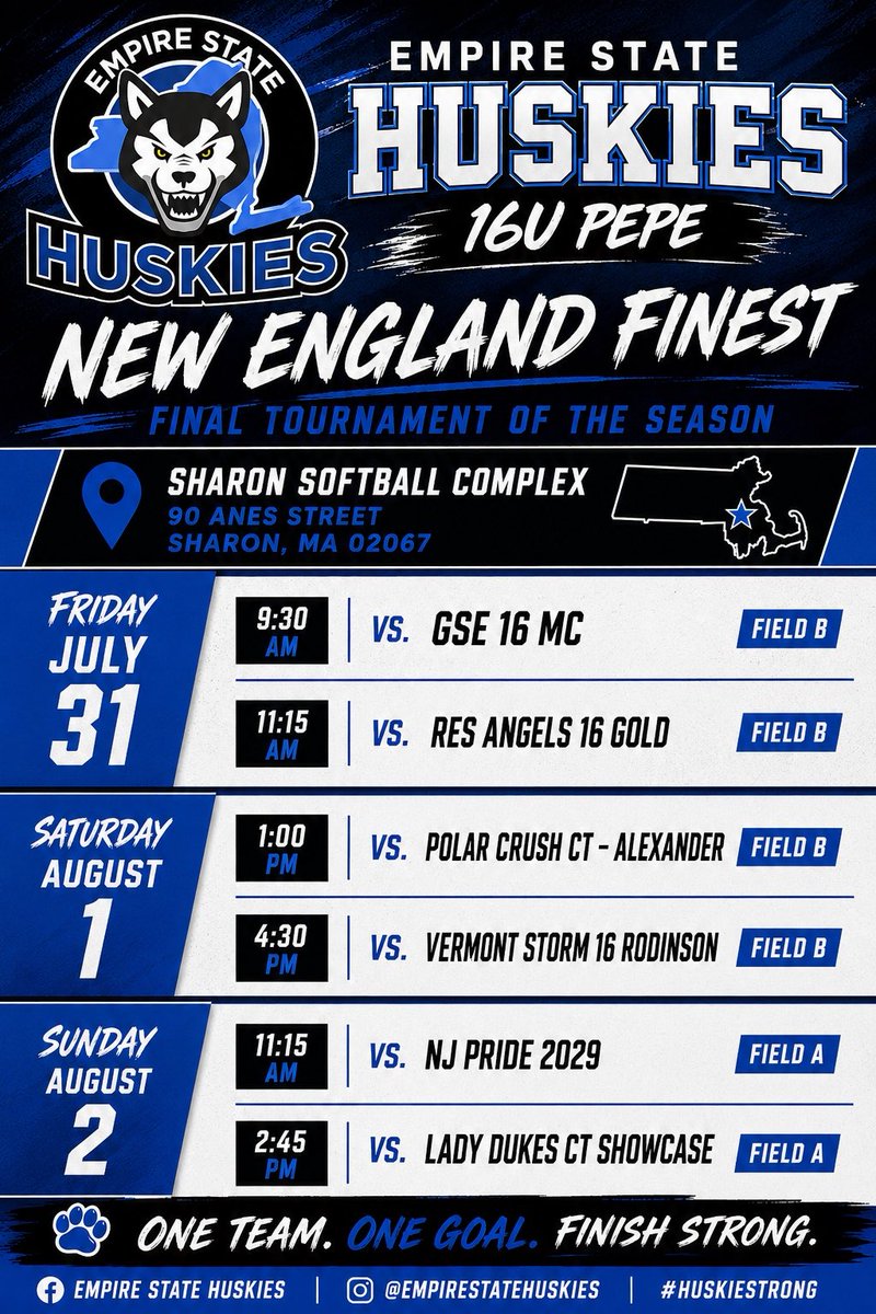 jordynbaxt_2027's tweet photo. My schedule for this weekend!! Last on best one of the season!! #gdtbah #dogsup #elevate @EStateHuskies @ESHuskies_Pepe @Johnknopf10 https://t.co/W2hdSizLHN