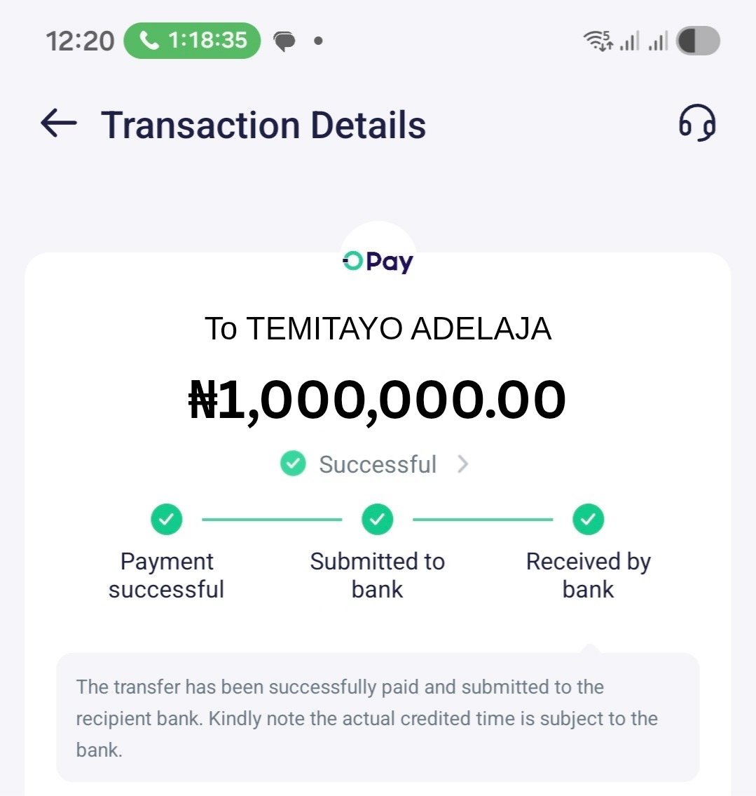 _egungunn's tweet photo. I sent you ₦1million Temi, You are real 30BG family 

Who’s next? 

Ask me anything and Pck a number 1-800 if you’re active. https://t.co/aC8QmpRKwS