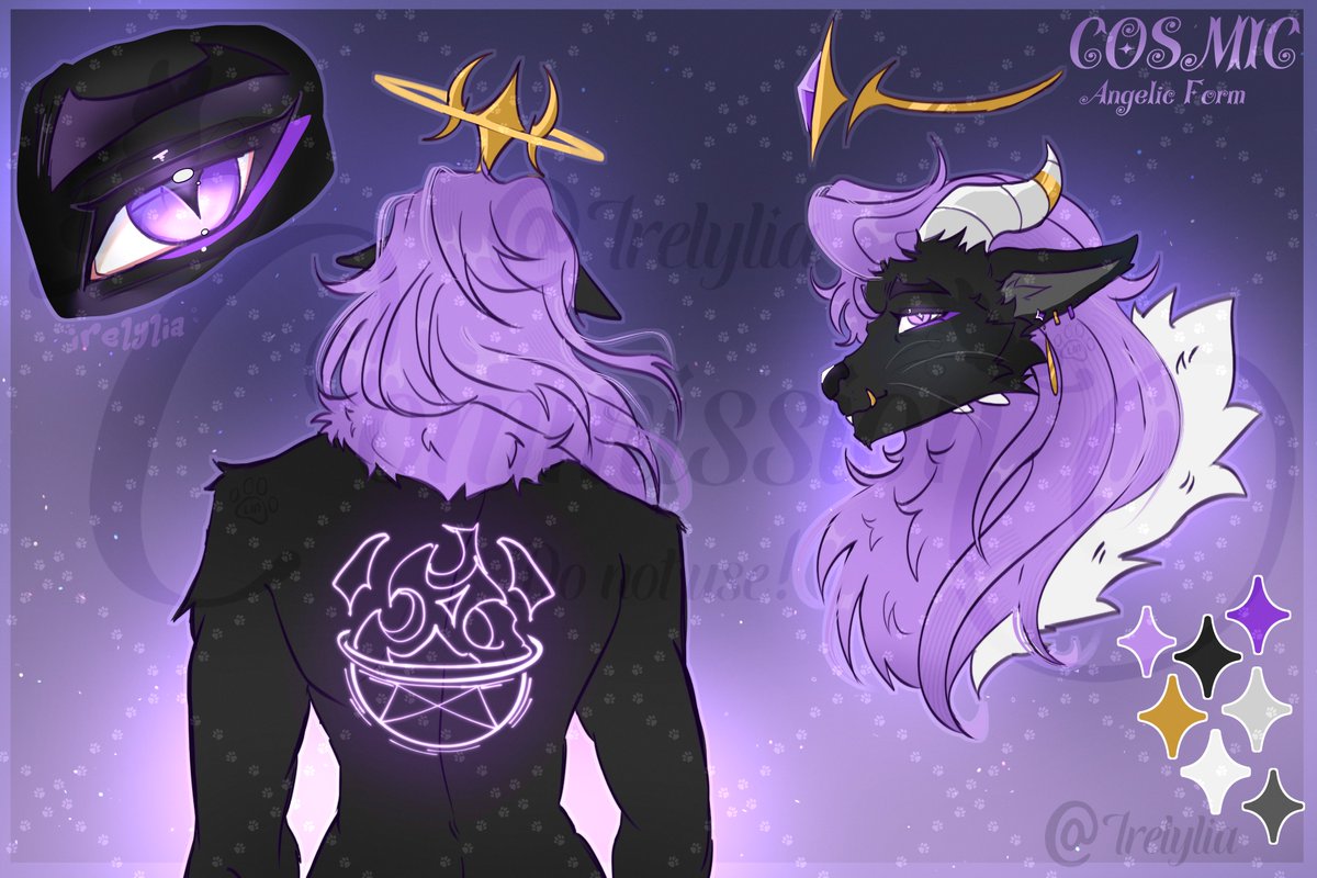 Irelylia's tweet photo. Ref sheet commish for @Cosmicplayzoff !! ⚜️

#furryart #art #oc #artmootsㅤㅤㅤㅤ https://t.co/jtR0IRBqAx