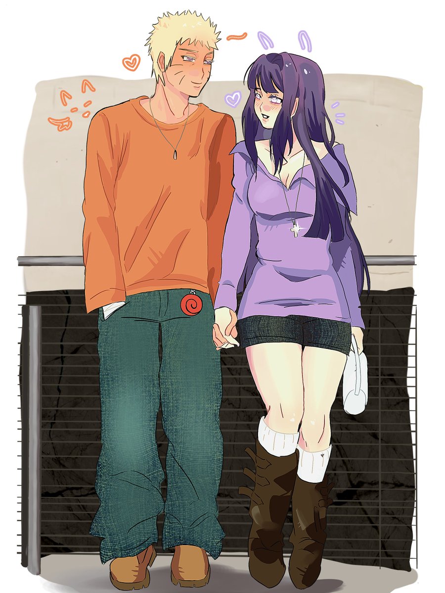 brunaruhina's tweet photo. urban naruhina 
 #naruto https://t.co/WcxDecKb73