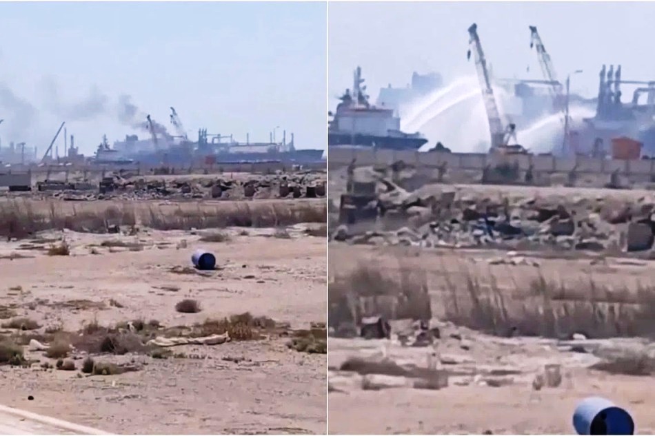 Drone strike hits two ships at Egypt's Damietta port near Suez Canal