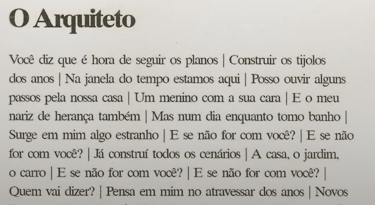 seforporvoce's tweet photo. Eu acho que a a gente está falando muito pouco sobre como essa música descreve o medo de entrar num relacionamento, construir toda uma vida, comprar casa, carro, ter filhos e aquela não ser a pessoa certa. https://t.co/SHEycDKSrU