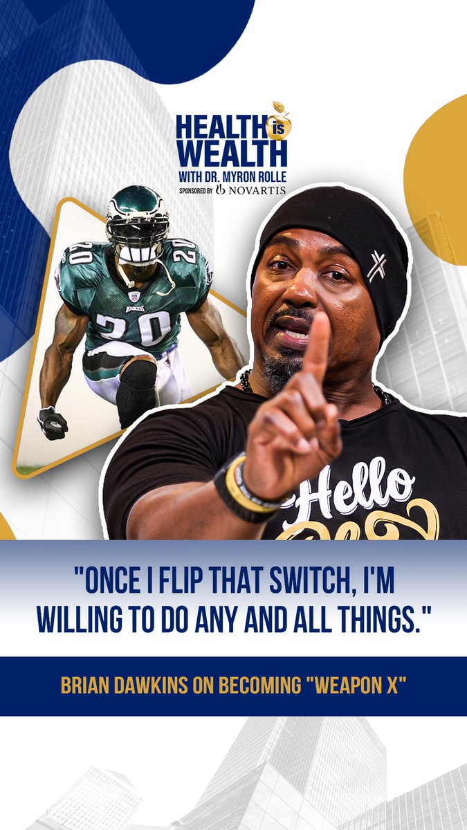 ThePlayersTV's tweet photo. Before every game, Brian Dawkins flipped a switch.

What happened next earned him the nickname “Weapon X” and struck fear into offenses across the NFL.

#HealthIsWealth #BrianDawkins #WeaponX #NFL #PlayersTV https://t.co/PC873jHqcP