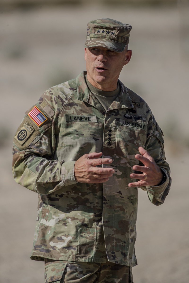USArmy's tweet photo. The Vice Chief of Staff of the Army & Sergeant Major of the Army visited PCC6 to hear first-hand how the Army’s NGC2 is performing under operational conditions at scale:
"The speed of the fight has changed. The fundamentals have not. Command and control is still about a commander understanding the fight and acting on it — NGC2, really Army C2, helps close that gap."
— GEN Christopher LaNeve, VCSA
The fight evolves. The Army leads.