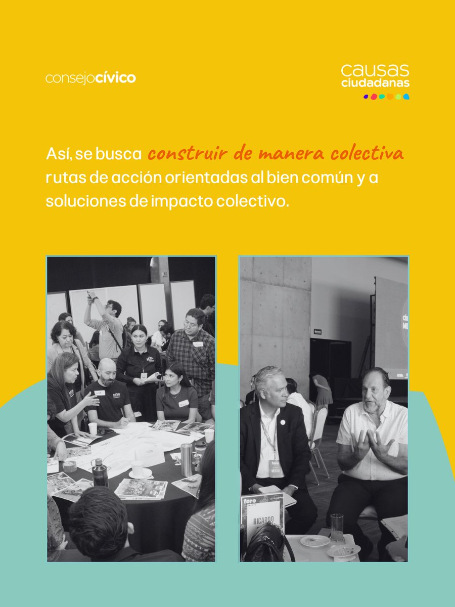 CausasCC's tweet photo. @foromty es el espacio donde ciudadanía, organizaciones, academia, especialistas, autoridades y sector privado se encuentran para dialogar, compartir ideas y construir soluciones para #NuevoLeón. https://t.co/FBqLk60VVk