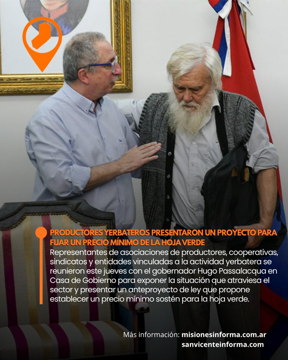 MnesInfo's tweet photo. Productores Yerbateros Presentaron un Proyecto para Fijar un Precio Mínimo de la Hoja Verde
https://t.co/bNZhy8n497 https://t.co/MXXsWFB387