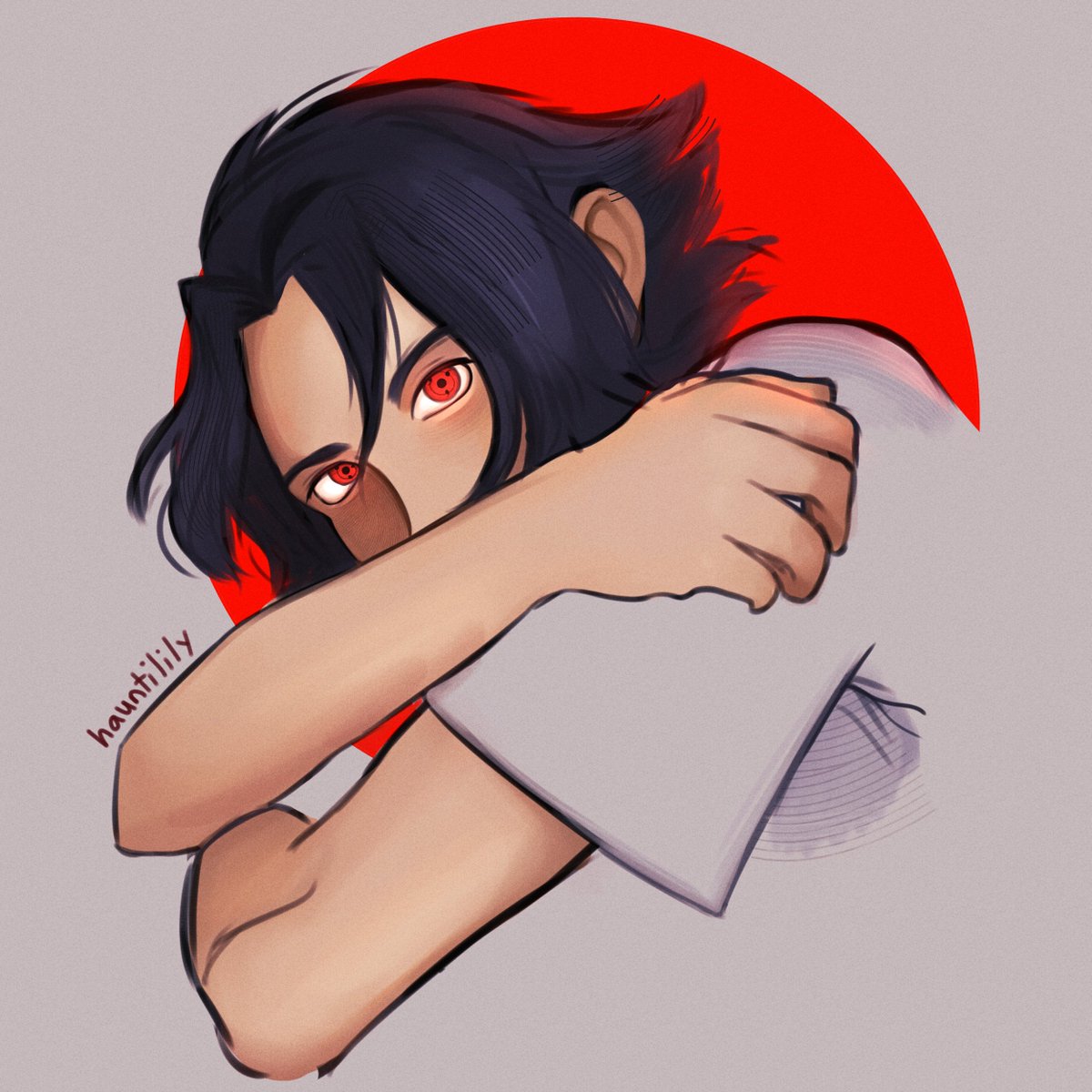 hauntilily's tweet photo. working on my rendering #naruto https://t.co/NaXa2HbPEk