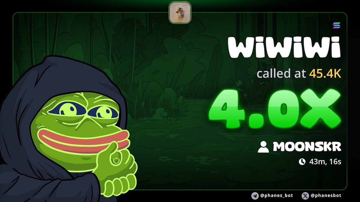 Moonskrr_1's tweet photo. 4X on $WIWIWI https://t.co/mZyzcGT2gQ