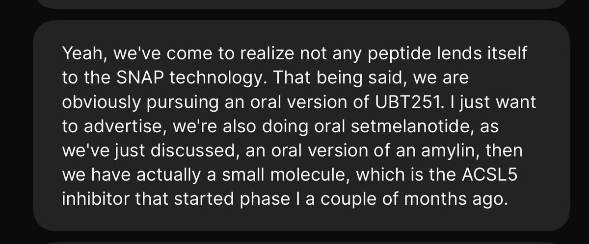 bioinvestor24's tweet photo. Always thought $LLy orforglipron to have small piece in obesity long term given low efficacy - if it passes safety test.  

But this really slow launch was not in mind .. always thought would be initial wave as people try it If they don’t read trial data well.  
$NVO oral sema may have captured that initial  wave.   
Lilly management recently stated working on non small molecule oral options .   I don’t believe Lilly will make a breakthrough in a timely manner on an internal pre clinical or phase 1 oral program.  After all TZP was a modification of a precursor that $NVO ditched.. and my guess no breakthrough in novel obesity classes for many years - actually nothing needed 

M Lange from $NVO confirmed that not all peptides are amenable to oral approach anyway. 

That takes me to question if Lilly will watch novo takes oral segment long term. ?     

I know many people here still believe $LLy cares about other commercial assets such as from $AVBX or $MDGL       
But I imagine Lilly management now scrambling in how they can resolve this oral debacle? 
Although I view  oral peptides are hyped , but an oral option could serve a segment in maintenance