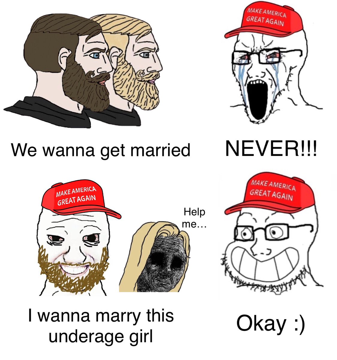 marionumber4's tweet photo. Republicans when it comes to marriage: https://t.co/49gTWr0aXy