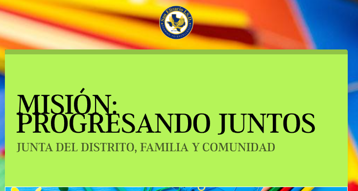 SanElizarioISD's tweet photo. Acompáñenos a nuestra primera junta de Mision: Progresando Juntos. Tendremos información muy importante para compartir con ustedes. Su participación, apoyo y compromiso marcan una gran diferencia en la educación de sus hijos. Los esperamos! Para más información, por favor haga clic en el siguiente enlace:https://t.co/Kvkxdia1Rj #WeAreSomosSanEli