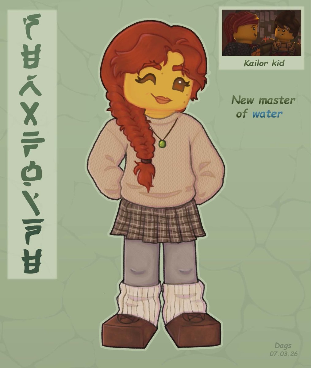 Dags51347187's tweet photo. And here are the girls
#kailor #ninjagofankids
Sol (the younger one) and Seraphine
Seraphine got the power of water and Nya's younger son got the power of fire
I find it pretty silly with these crossed genes https://t.co/RgfxWx4Req
