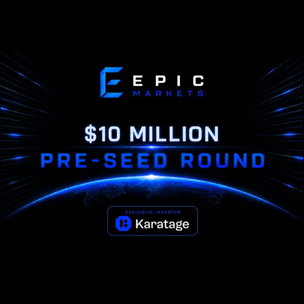 UAEFinTech's tweet photo. UAE #fintech startup @Epic_Markets secures $10 million pre-seed #funding from @Karatage_
https://t.co/o6d9zaLavG #uaefintech #fintechnews #investinginfintech #investments #investors #investing #capitalraise #VC #venturecapital #startups #startupnews #fintechstartups #trading https://t.co/GIsyctXDPk