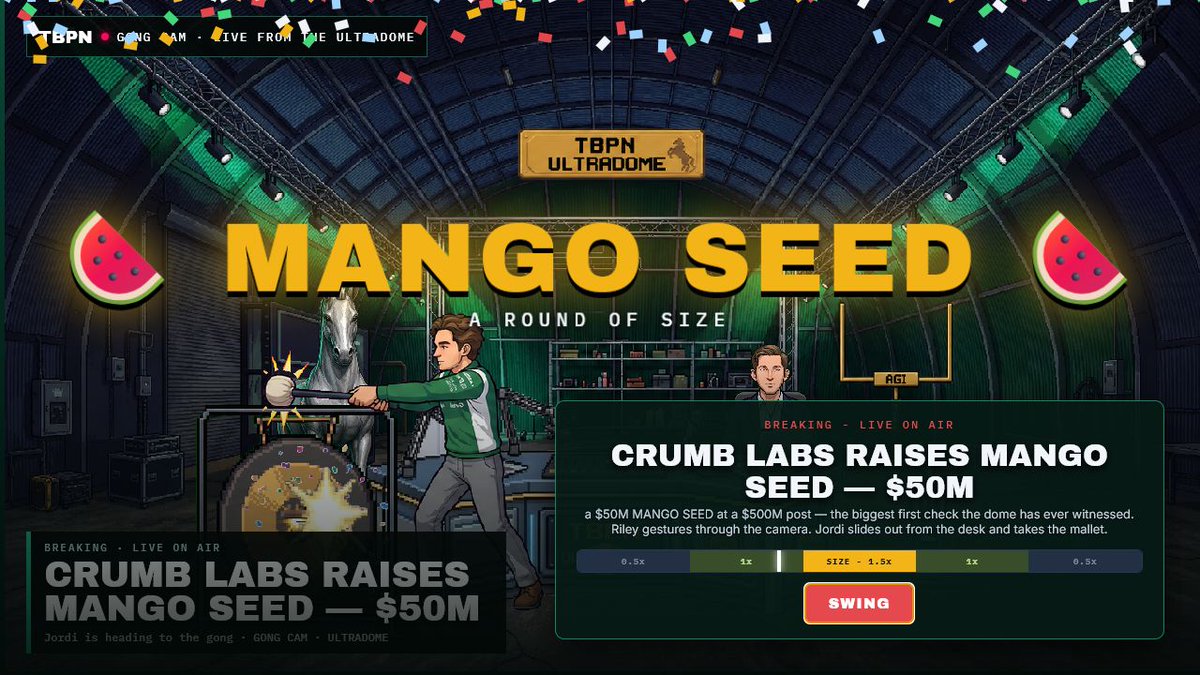 TrippCarolan's tweet photo. Made a @tbpn Simulator. Play as @johncoogan @jordihays or even @tylercosgrove and work the guest and read ads until you get to ring the gong.

A bit of a love letter to the show that has dominated my commute for over a year and a half. https://t.co/XTXWD9VU6h