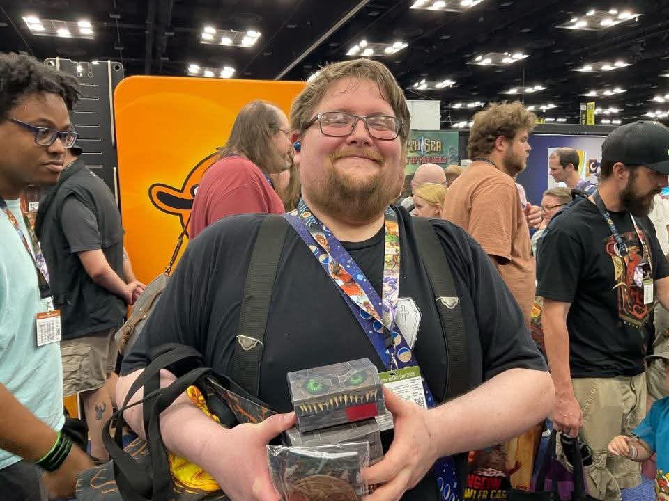 MimicDice's tweet photo. And here’s some “winners”! Don’t let it get to your head though! You’ll never really be safe from the mimic at #gencon https://t.co/q6FLkcIKQ9