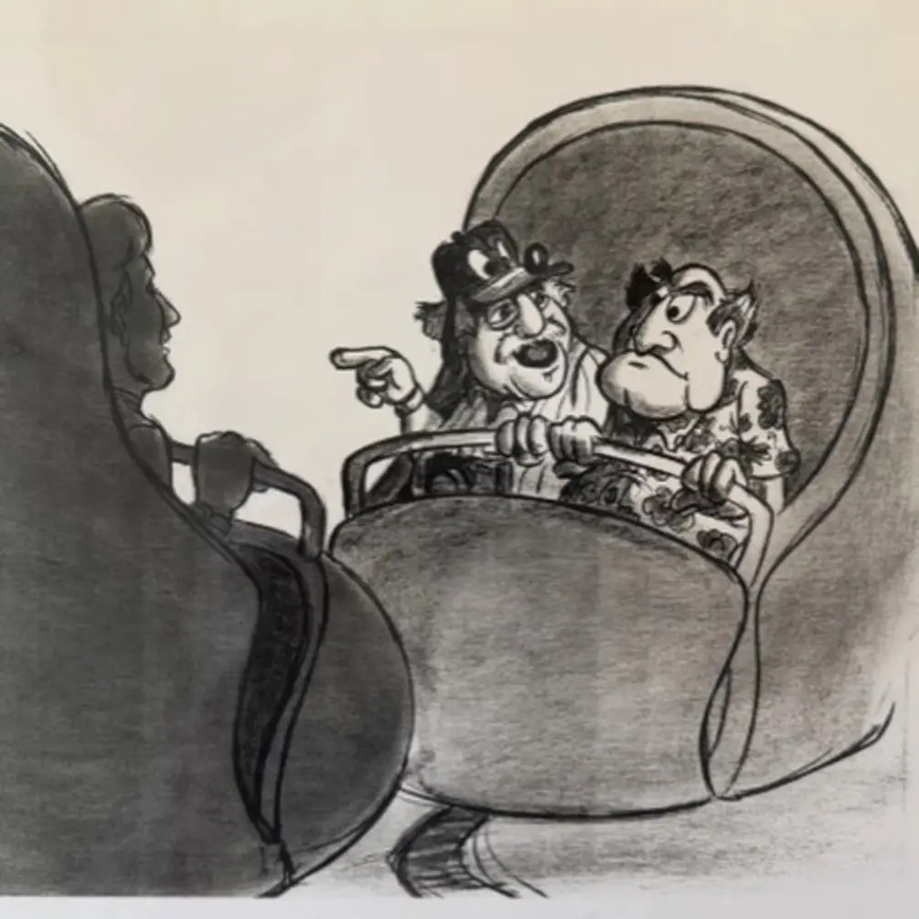 Shishagumi's tweet photo. 🚨BREAKING🚨: New, never-before-seen, concept art of the cancelled Muppet Movie Ride have been released by imagineer Joe Lanzisero, as part of a new episode of the @DizneyCTC podcast! 

The episode dives into the story of the ride and why it never happened! 

Link in replies! https://t.co/RVw8qMsocy