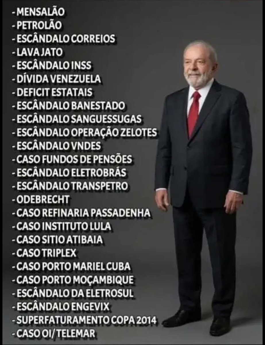 ArgMalez70640's tweet photo. @nucleosocialarg @Ottaviani_Gatti No, este es el presente de Lula involucrado en varios escándalos de corrupción. https://t.co/epPsr4AKps