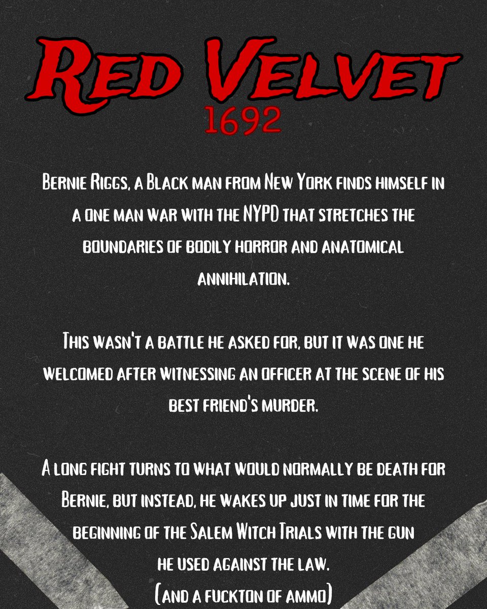 RedVelvetComic's tweet photo. 60 followers ✨. 

Let's get it to 100. Share some of our lore cards and panels with your friends who might be interested in the Red Velvet comic or 1692 novel.

We're not influencers or popular online, let's boost our family so that when the products come, there's an audience! https://t.co/mXOaw3lkTh