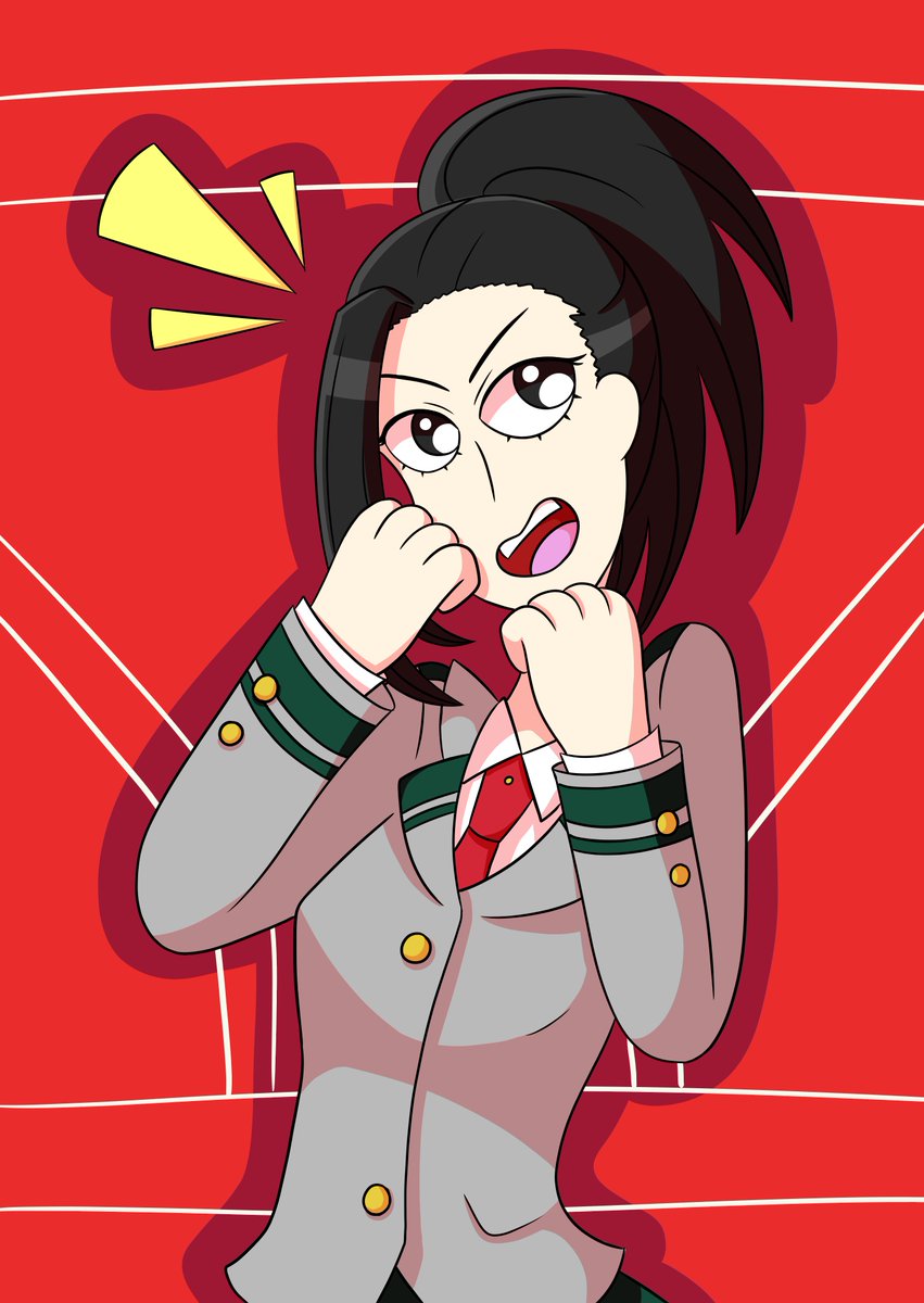 RedFlowerAkahan's tweet photo. Momo Yaoyorozu fanart https://t.co/TolxwbgKQY