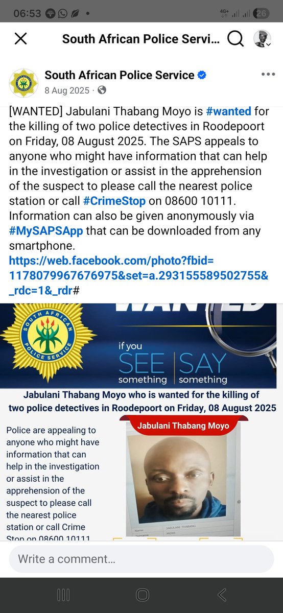 LuyandaChonco2's tweet photo. @Zikode_ka_Gasa @ali_naka Debunked by you right? Or you mean the whole SAPS is lying? Nina makwerekwere niphazamisekile ngempela ekhanda https://t.co/HkXHwBWSQv
