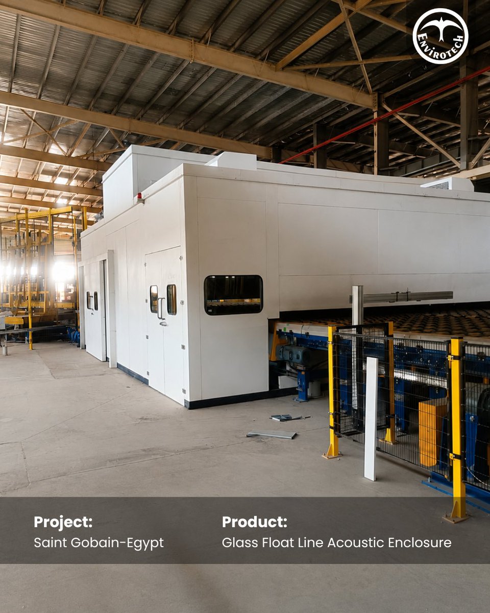 Envirotech_Sy's tweet photo. Project Successfully Completed! 🎉

Envirotech has successfully completed the installation of a Glass Float Line Acoustic Enclosure at Saint-Gobain, Egypt.

📞 +91 9311011131
📧 Sales@EnvirotechLtd.com
🌐 https://t.co/msgq4VeqBm

#Envirotech #AcousticEnclosure #AcousticSolutions https://t.co/tgcztxHZcw