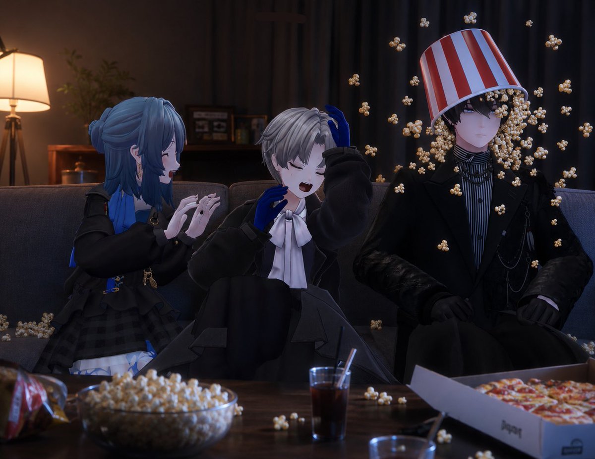 Horumiruki_VR3's tweet photo. 『映画鑑賞』
 #VRchat
 #KALNE  #baku3d  #Retinia 
 #AugmentedDolls https://t.co/rJV923jOja