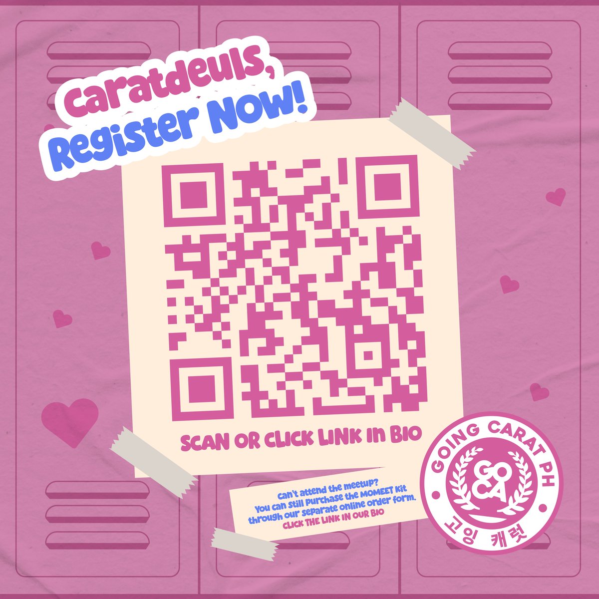 goingcaratph's tweet photo. Tara, EK? 🎢💎

GOCA Monthly Meeting #001 is here 👀

No strict plans—just CARATs hanging out + optional games if you’re up for it 😌

🎢 EK
📅 Aug 30

Can’t make it? You can still get the MOMEET kit online 👀

🔗 Link in bio
#SeventeenMonthlyMeeting #GoingCaratPH #StudioGOCA https://t.co/92rctdPVOm