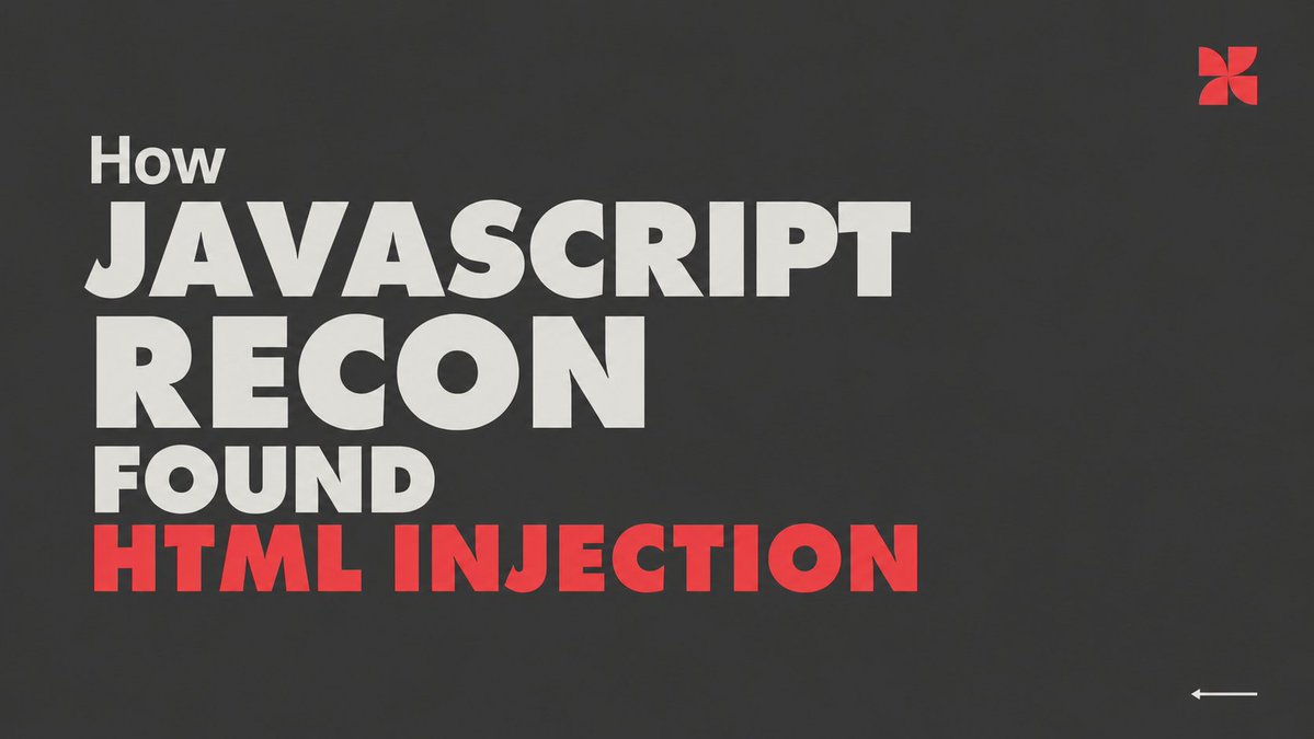 NitinGavhane_'s tweet photo. JavaScript Recon → Valid HTML Injection

1/7 
Most bug bounty hunters stop after finding interesting JavaScript files.

Here's the methodology I followed. 👇

#BugBounty #JavaScript #AppSec https://t.co/sN7l9ygfzU