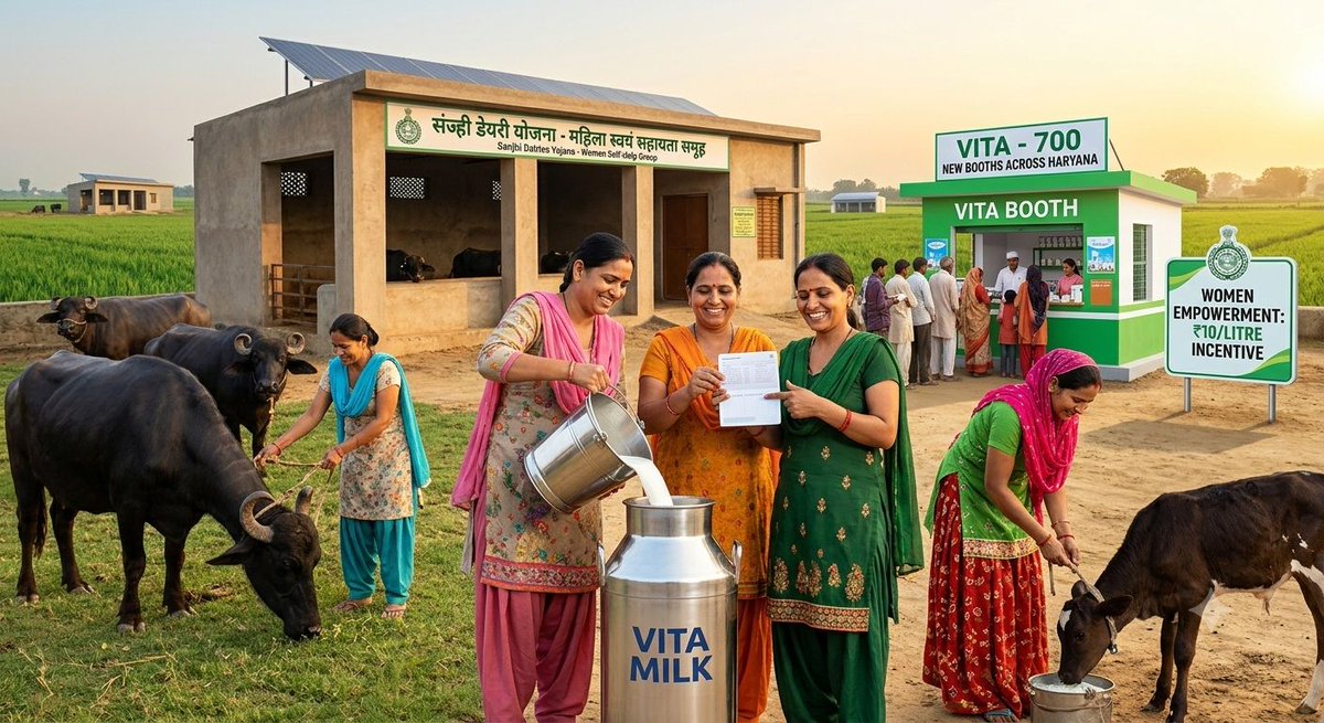 eDairyNews's tweet photo. #Cooperative Expansion: Haryana CM Unveils Major #Dairy Plan with 700 New Vita Booths and Processing Boost. Read the News ЁЯСЙ https://t.co/QA4HlVtQFP https://t.co/qEkgPqwjaZ