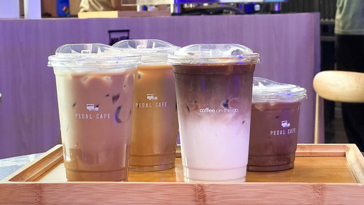 AranetaCity's tweet photo. The wheel officially stops at Gateway Mall 1!🚲👀

Visit Pedal Cafe at 📍Level 4, Gateway Mall 1 today and try their best-seller coffees, Miss Saigon and Spanish Latte, for 10% OFF! ￼✨

#CityOfFirsts #GatewayMall #PedalCafe #Coffee https://t.co/inIv2y0FfZ