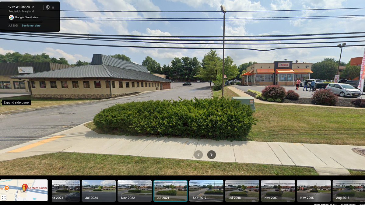 BoobleBobble's tweet photo. @JackPosobiec Was a PH in 9/2019 then vacant in 7/2021 t. streetview.  Many such cases. https://t.co/pVl4Ksbaox