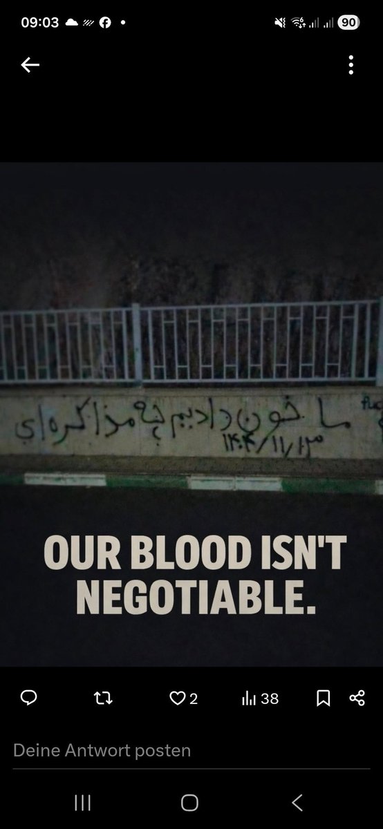 YossiGoldstein8's tweet photo. IRANIAN BLOOD IS NOT NEGOTIABLE!!!! https://t.co/zux7guTGg1