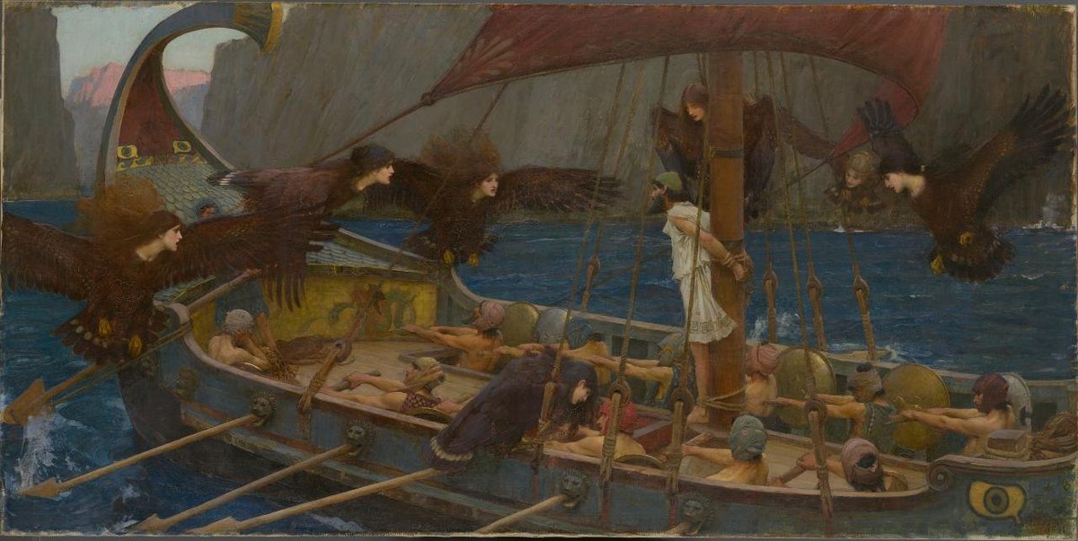 vweeenus's tweet photo. good time to post one of my favourite paintings;
Ulysses and the Sirens 1891, John William Waterhouse https://t.co/FmuWCyCSVH