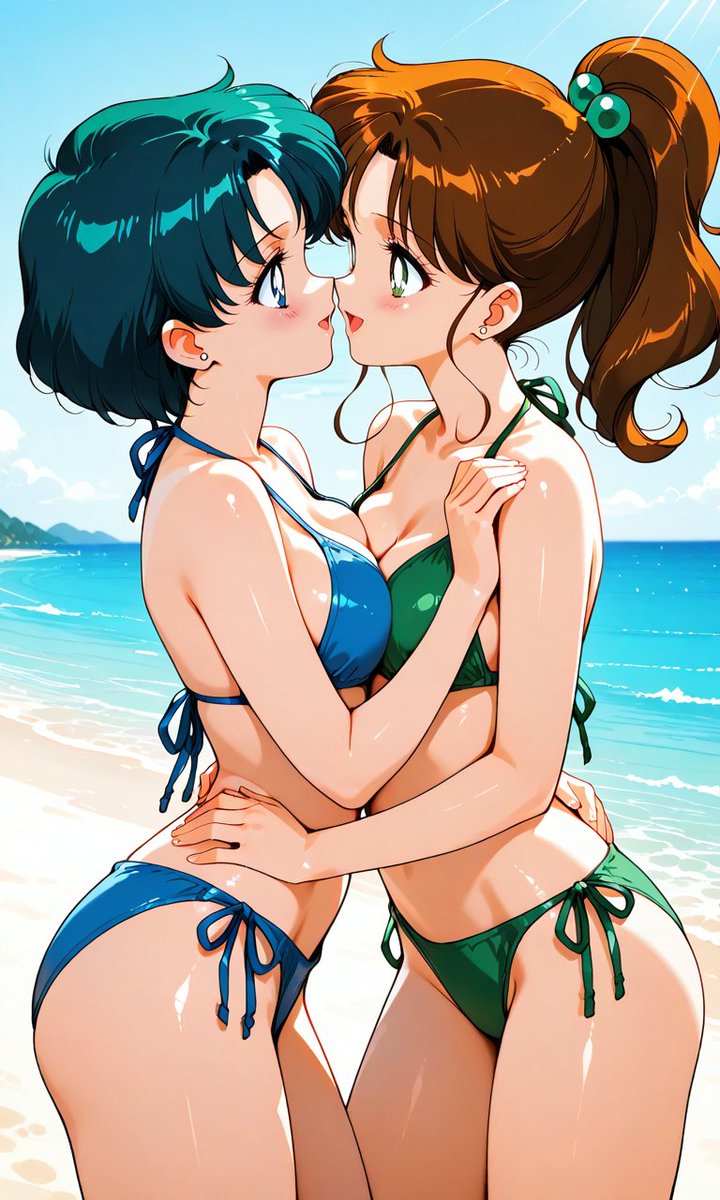 zhxuan200970241's tweet photo. 海の景色を見に来ました👙😁😘
Let's enjoy the scenery by the seaside together😘👙😁
​#水野亜美
#木野まこと 
#美少女戦士セーラームーン https://t.co/fECizRkcut