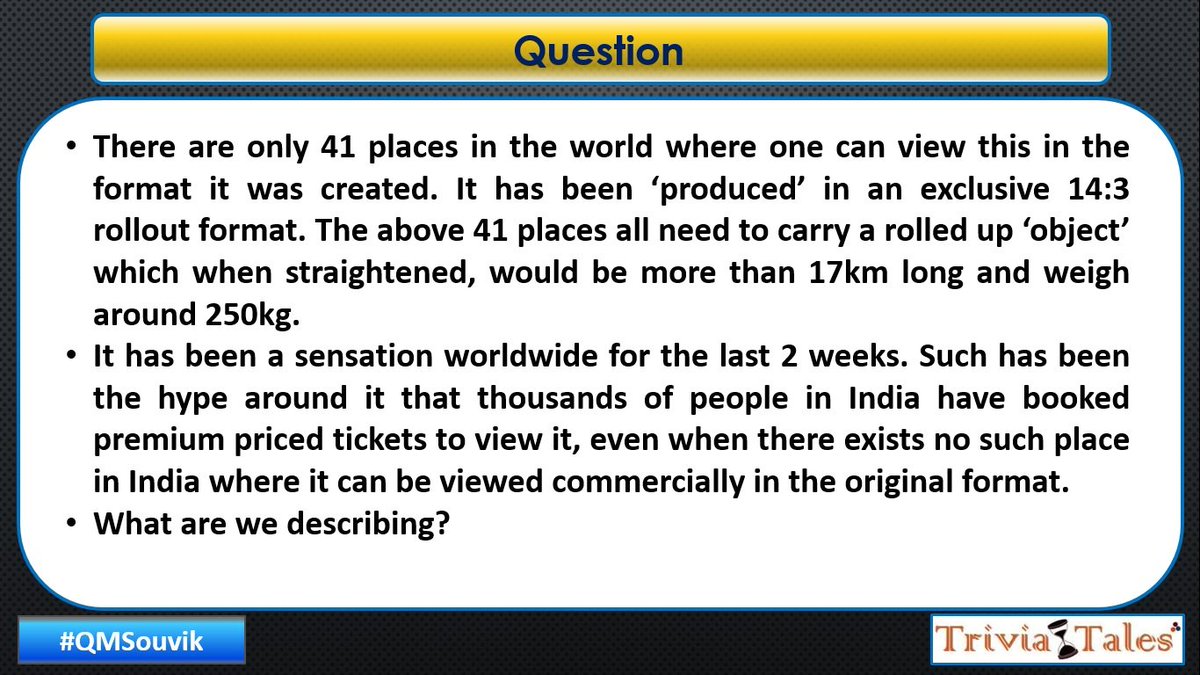 souvik130185's tweet photo. #Quiz #trivia #TriviaTales #questiontime #Quizmaster #QuestionOfTheDay #quiztime #quizoftheday #Quizzes https://t.co/ztQ1h9bq7p